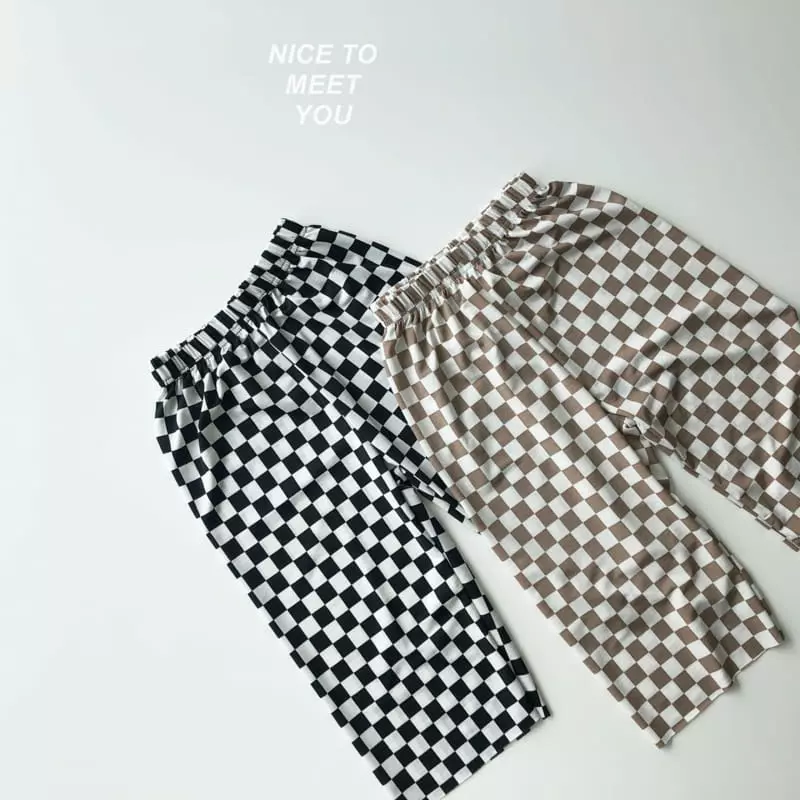 Nice To Meet You - Korean Children Fashion - #discoveringself - Bingsu Wide Pants - 4