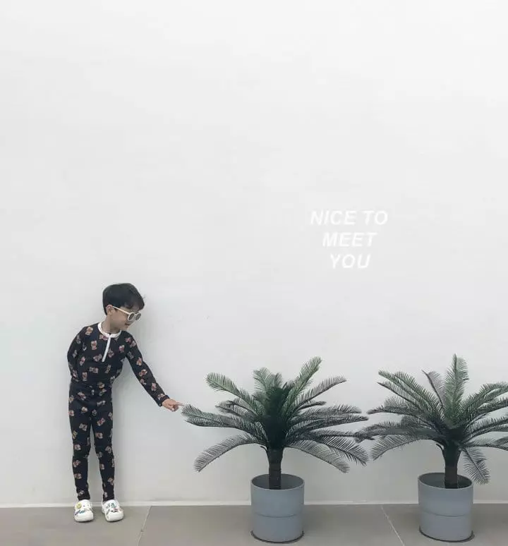 Nice To Meet You - Korean Children Fashion - #fashionkids - Bear Rashguard Set - 8