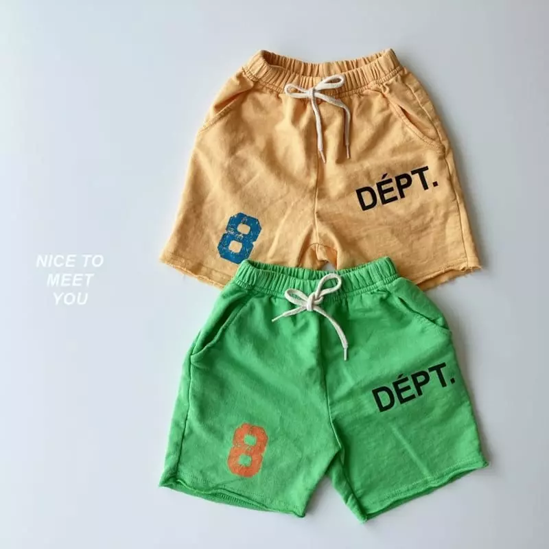 Nice To Meet You - Korean Children Fashion - #kidsshorts - Smooth Shorts - 7