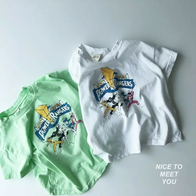 Nice To Meet You - Korean Children Fashion - #kidsstore - Power Tee - 3