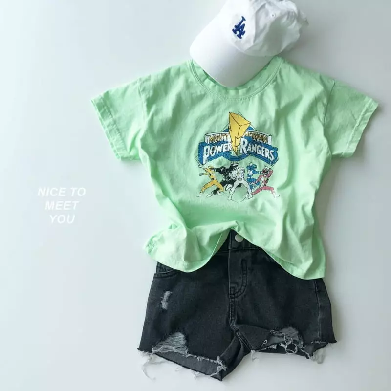 Nice To Meet You - Korean Children Fashion - #kidsstore - Power Tee - 4