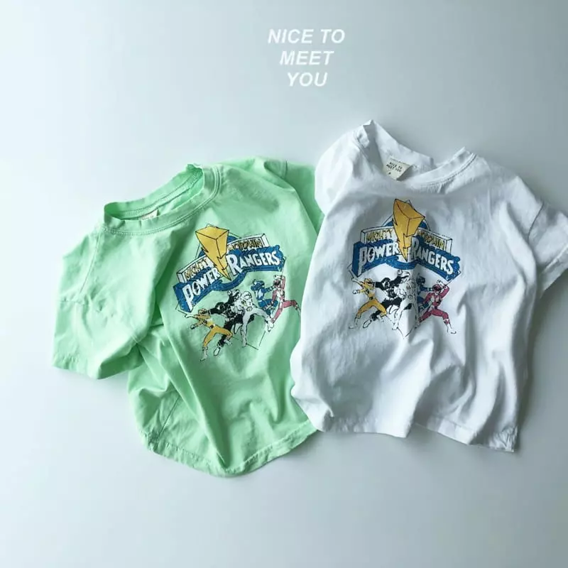 Nice To Meet You - Korean Children Fashion - #littlefashionista - Power Tee - 6