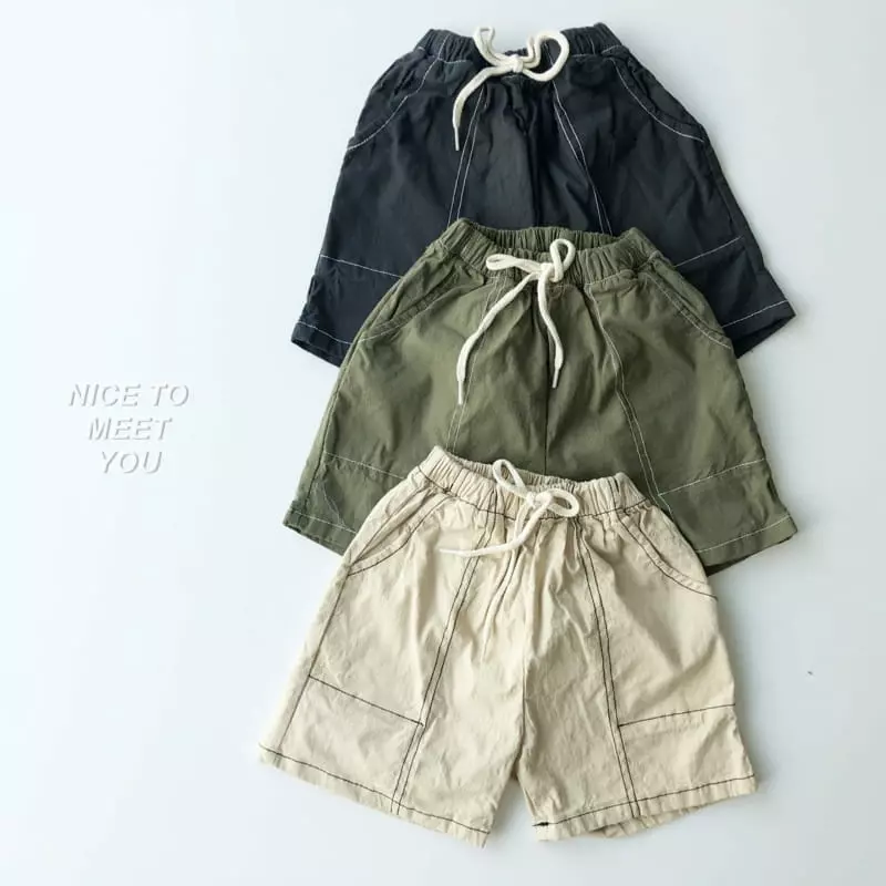 Nice To Meet You - Korean Children Fashion - #magicofchildhood - Rich Stitch Shorts - 2