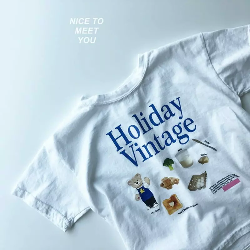Nice To Meet You - Korean Children Fashion - #magicofchildhood - Holly Day Tee