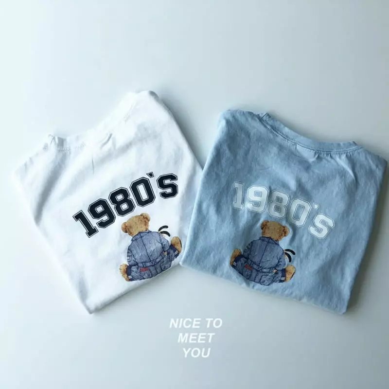 Nice To Meet You - Korean Children Fashion - #minifashionista - 1980 Bear Tee - 6