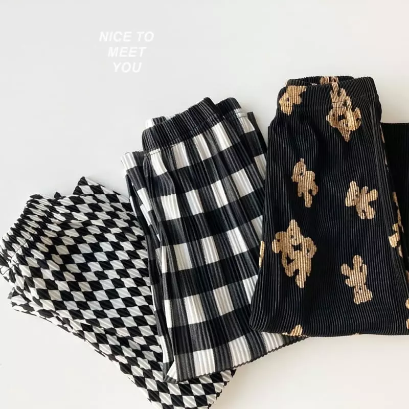 Nice To Meet You - Korean Children Fashion - #minifashionista - Pleats Pants