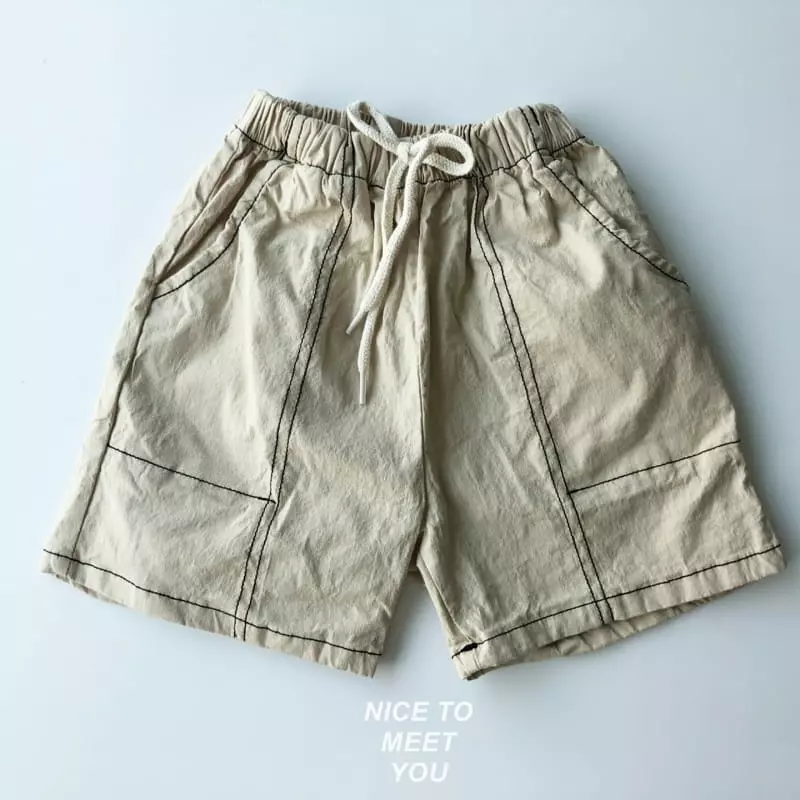 Nice To Meet You - Korean Children Fashion - #todddlerfashion - Rich Stitch Shorts - 5