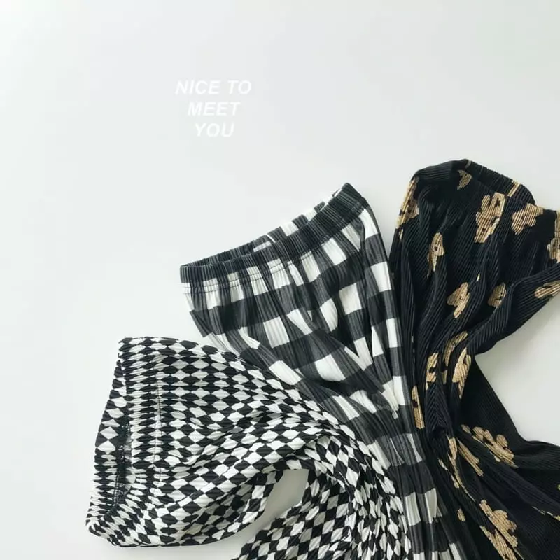 Nice To Meet You - Korean Children Fashion - #todddlerfashion - Pleats Pants - 4