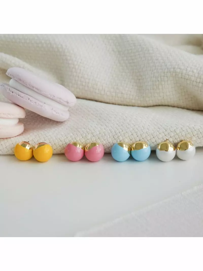 Noii - Korean Women Fashion - #momslook - E1667 Earring - 2