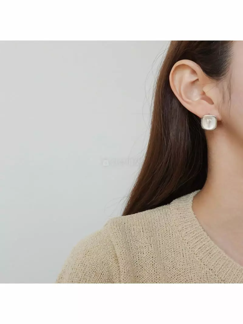 Noii - Korean Women Fashion - #momslook - E1619 Earring