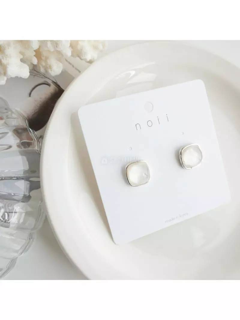 Noii - Korean Women Fashion - #momslook - E1619 Earring - 3