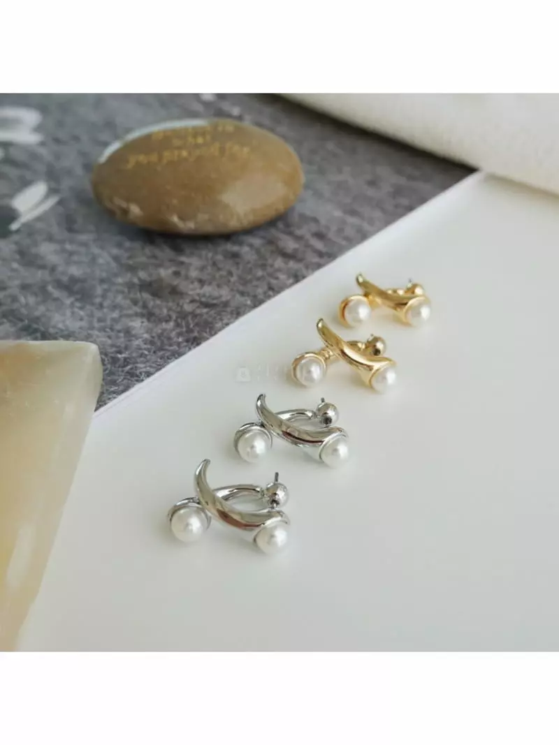 Noii - Korean Women Fashion - #momslook - E1697 Earring