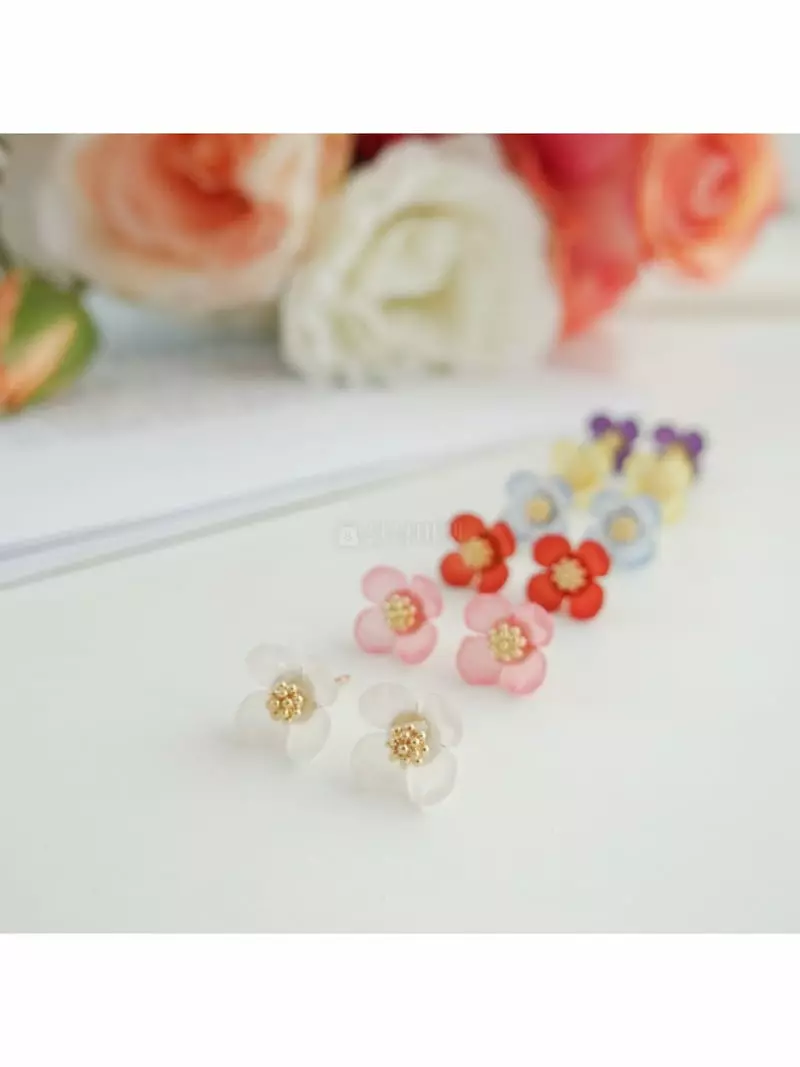 Noii - Korean Women Fashion - #momslook - E1696 Earring - 2