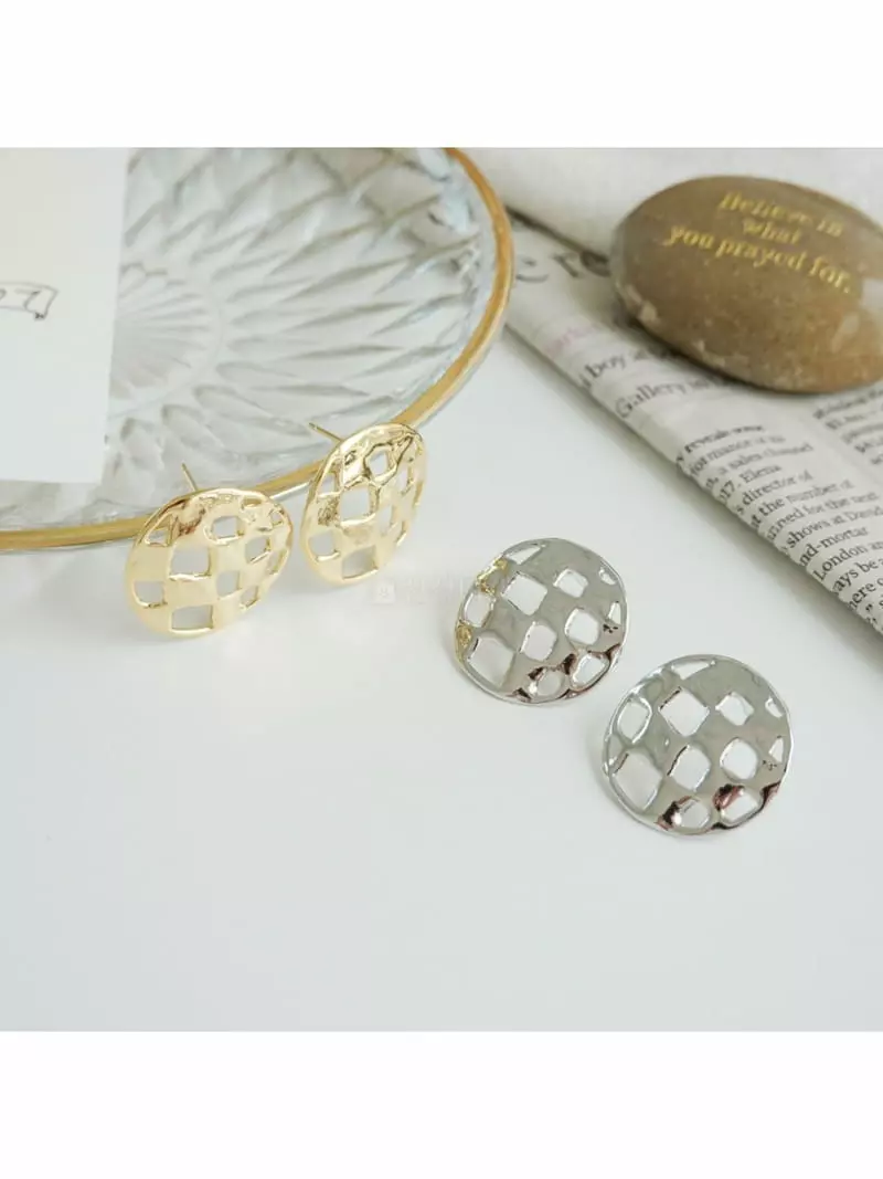 Noii - Korean Women Fashion - #momslook - E1695 Earring - 4