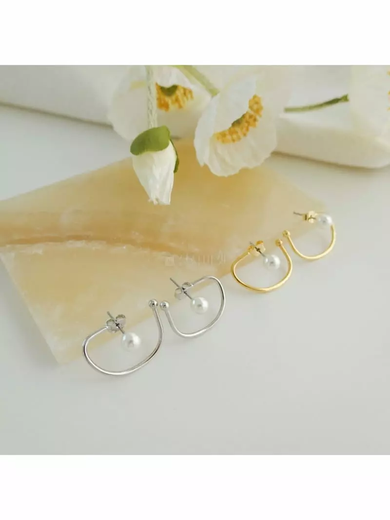 Noii - Korean Women Fashion - #momslook - E1694 Earring - 4