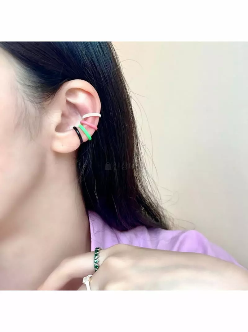 Noii - Korean Women Fashion - #momslook - E1692 Earring - 2