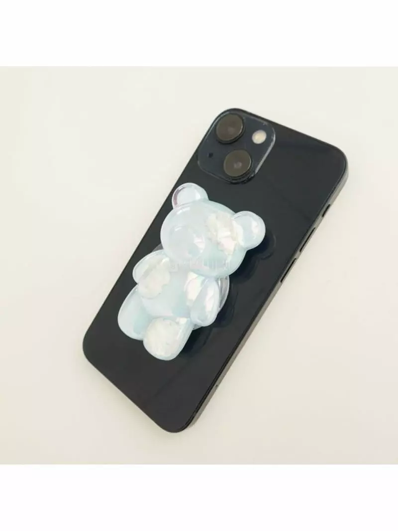 Noii - Korean Women Fashion - #thatsdarling - Z1042 Cloud Bear Grip Tok - 2