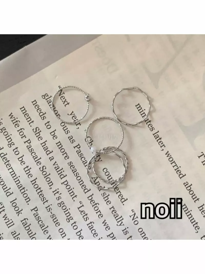 Noii - Korean Women Fashion - #thelittlethings - R9054 Ring Set - 2