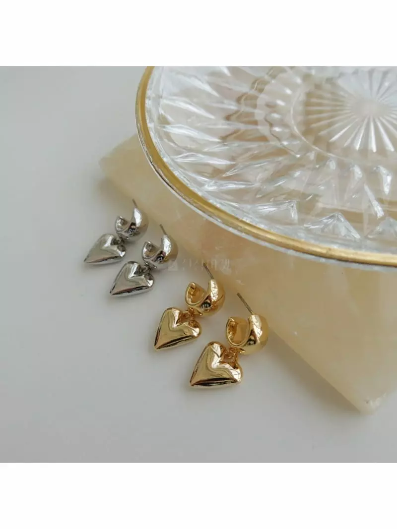 Noii - Korean Women Fashion - #momslook - E1633 Earring - 4