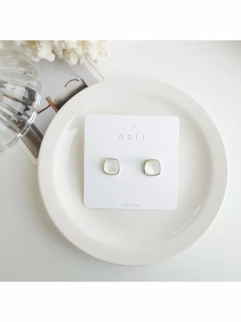 Noii - Korean Women Fashion - #momslook - E1619 Earring - 4