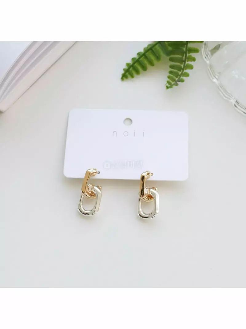 Noii - Korean Women Fashion - #momslook - E1593 Earring - 4