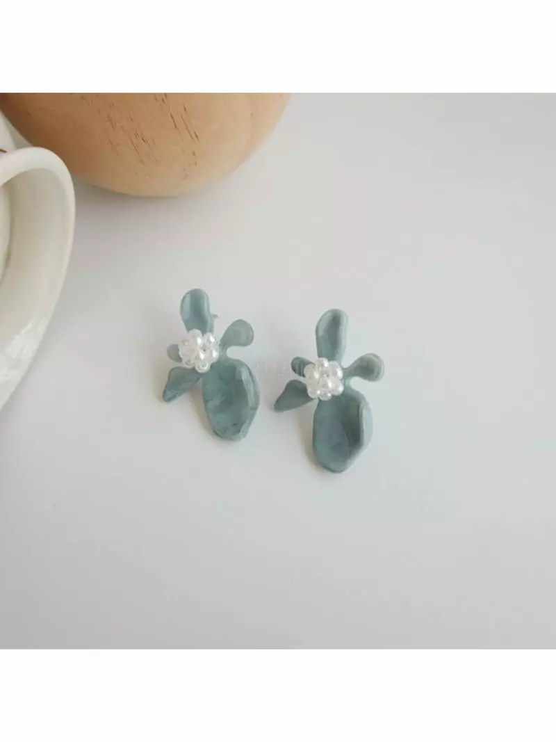 Noii - Korean Women Fashion - #momslook - E1574 Earring - 4