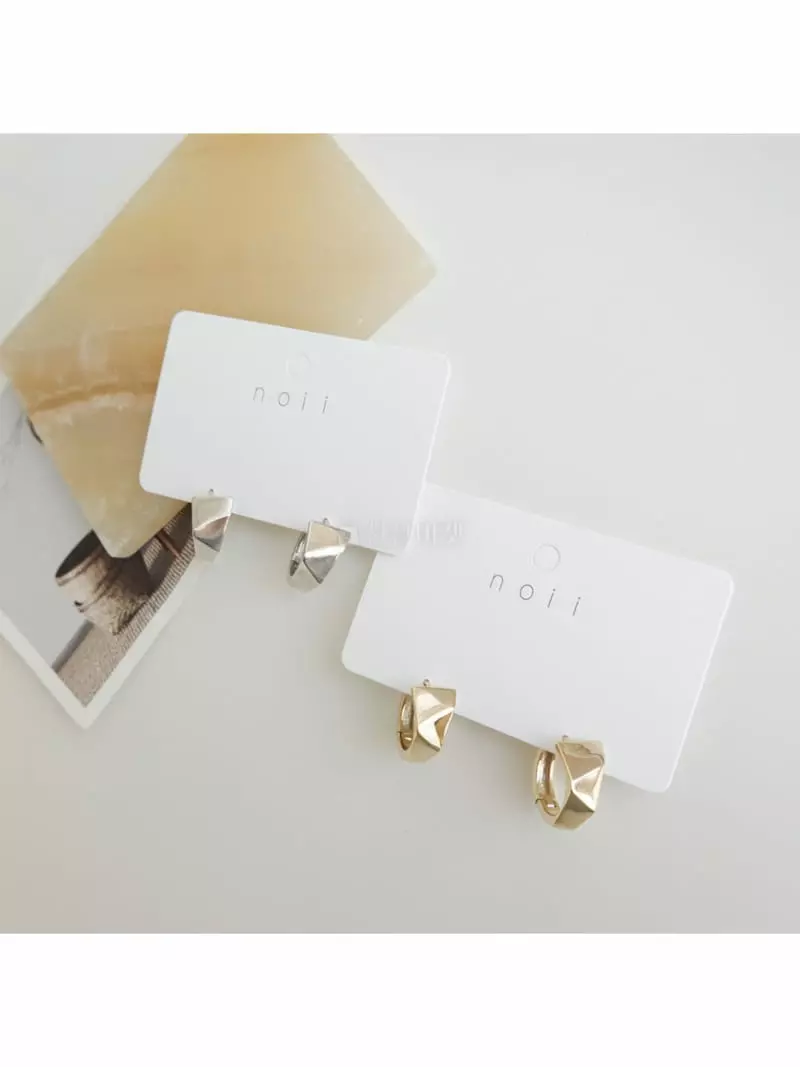 Noii - Korean Women Fashion - #momslook - E1550 Earring - 4