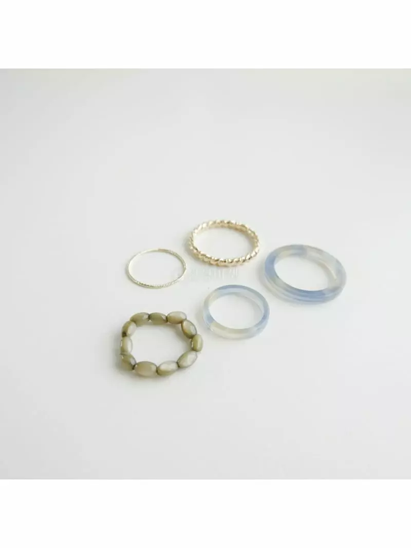 Noii - Korean Women Fashion - #womensfashion - R1245 Ring Set - 2