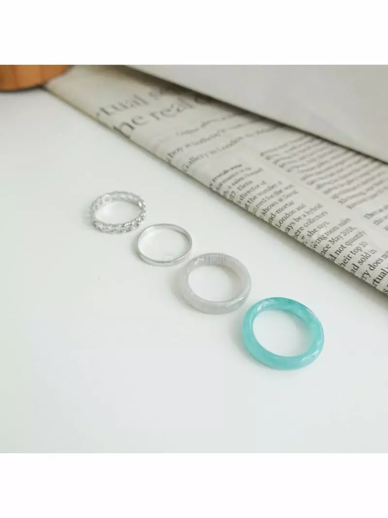 Noii - Korean Women Fashion - #womensfashion - R1241 Ring Set - 3