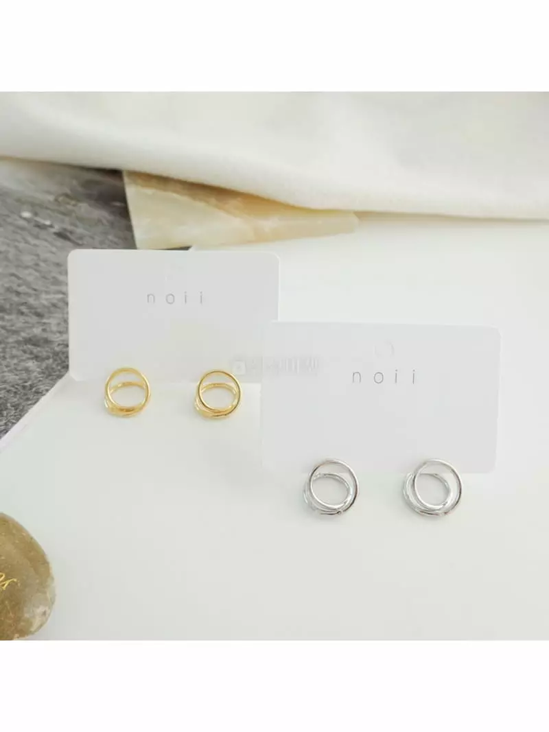 Noii - Korean Women Fashion - #momslook - E1699 Earring - 4