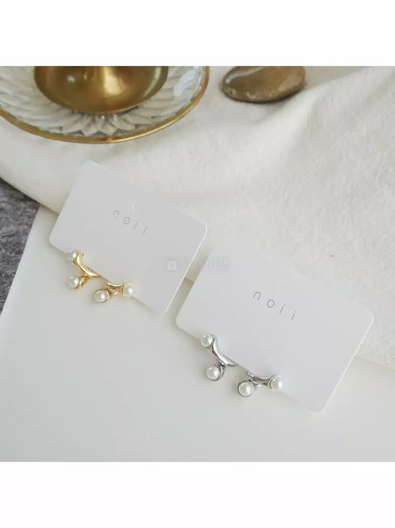 Noii - Korean Women Fashion - #momslook - E1697 Earring - 4