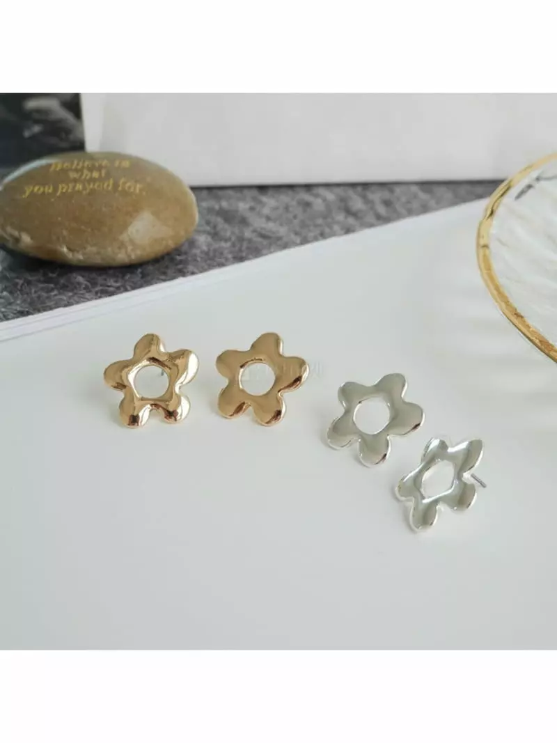 Noii - Korean Women Fashion - #momslook - E1693 Earring - 4