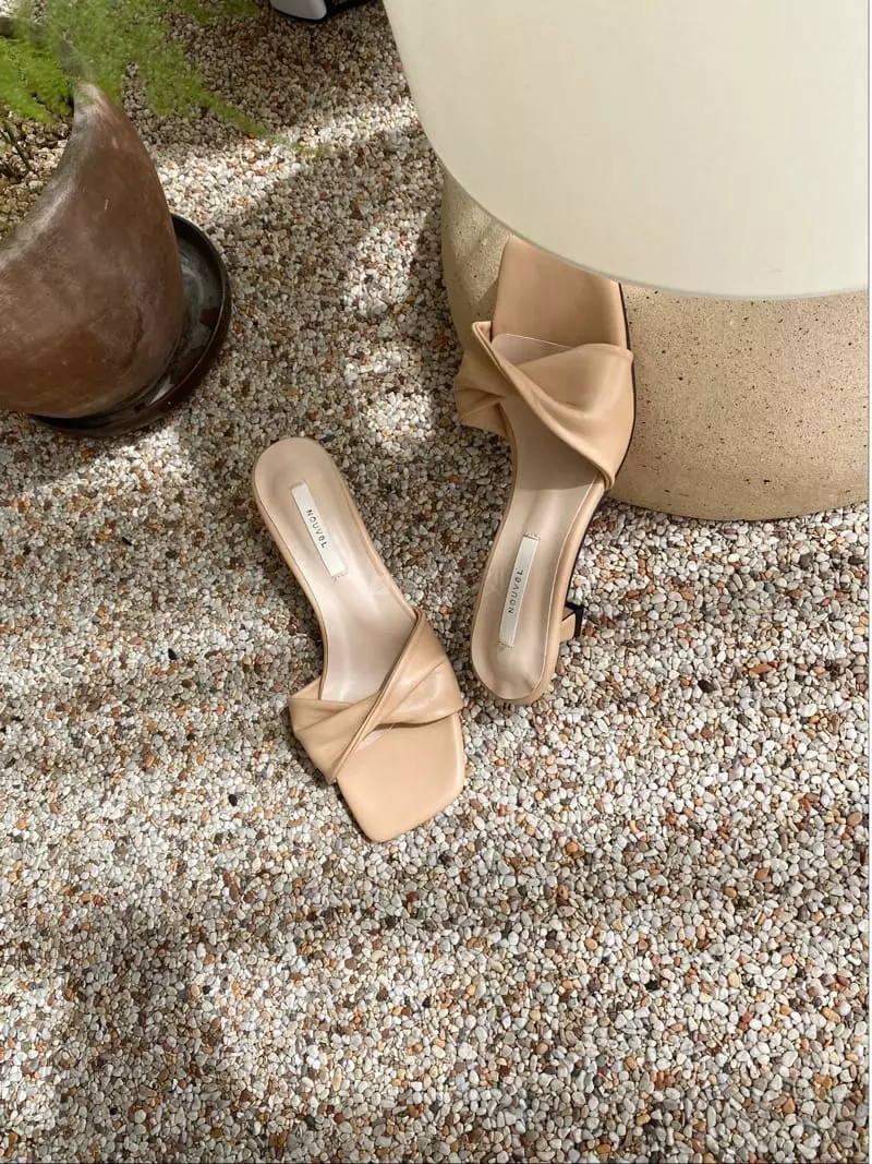 Nouvel - Korean Women Fashion - #momslook - 7231 Slippers Mule Heel - 3