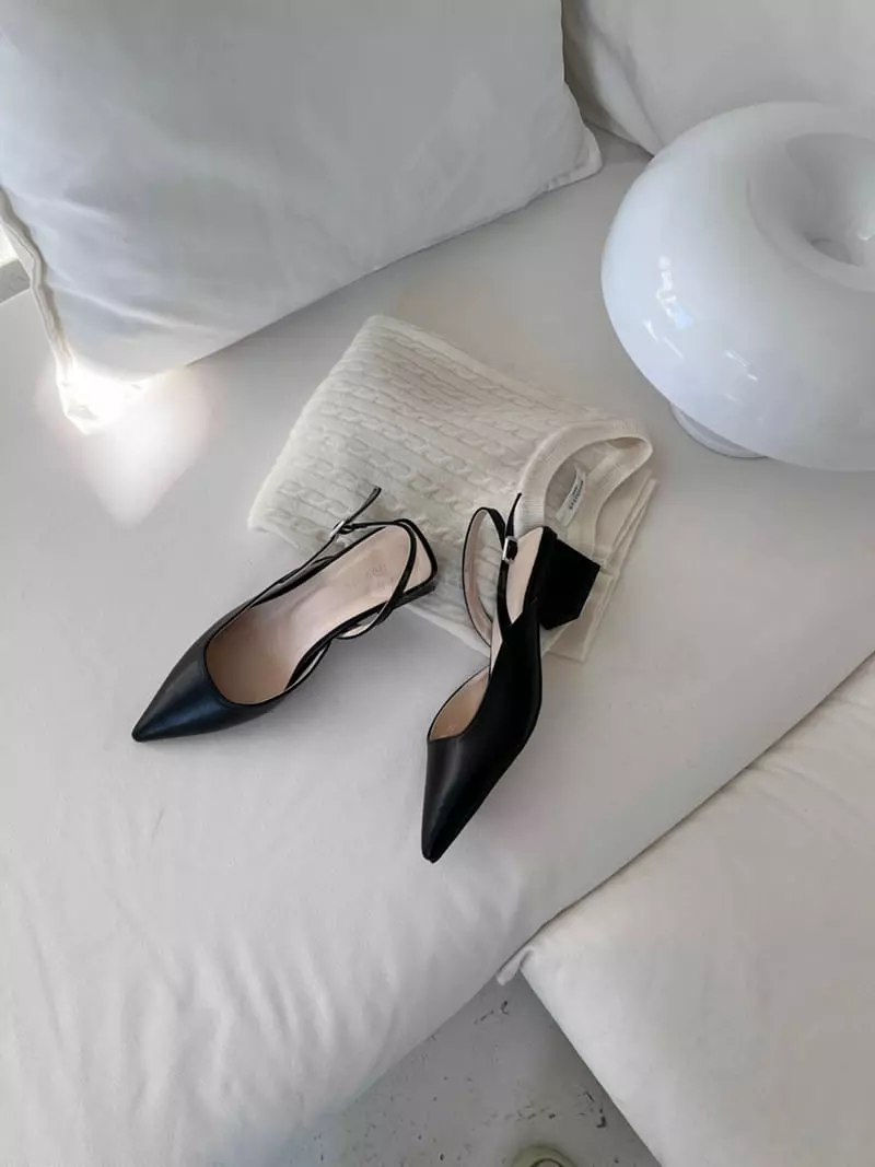 Nouvel - Korean Women Fashion - #momslook - 7205 Stiletto Sling Back Shoes Heel - 3