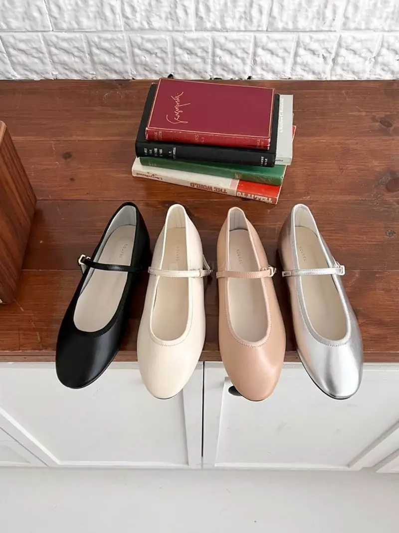 Nouvel - Korean Women Fashion - #womensfashion - 7204 Merry Jane Flats - 4