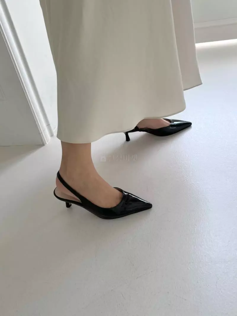 Nouvel - Korean Women Fashion - #shopsmall - 7221 Stiletto Sling Back Shoes Heel