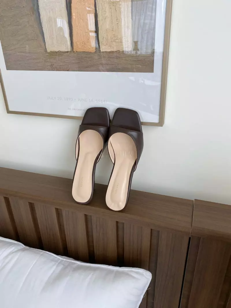 Nouvel - Korean Women Fashion - #vintageinspired - 7229 Slippers Mule Heel - 3