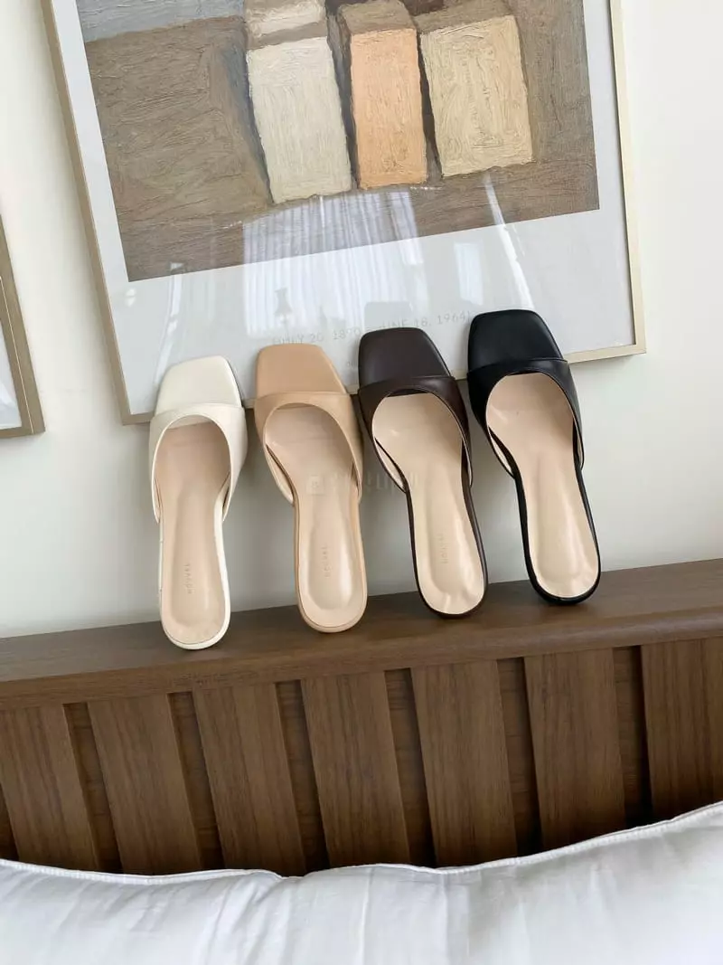 Nouvel - Korean Women Fashion - #vintageinspired - 7229 Slippers Mule Heel - 4