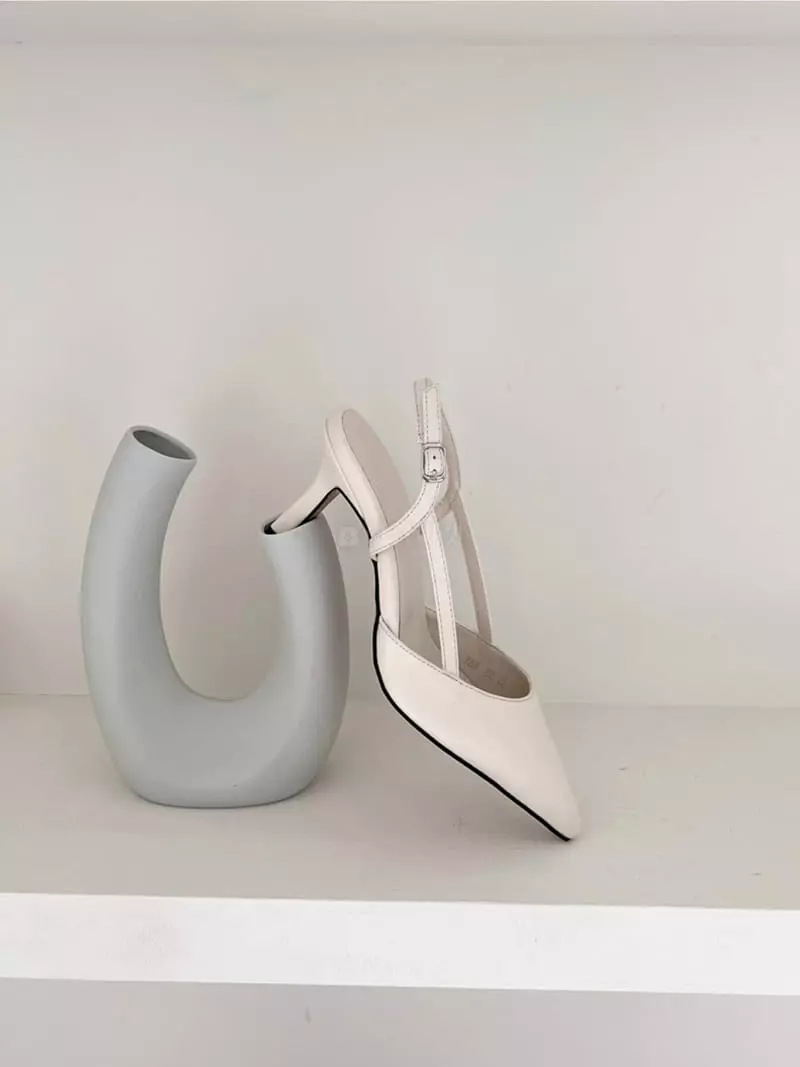 Nouvel - Korean Women Fashion - #womensfashion - 7207 Stiletto Sling Back Shoes Heel