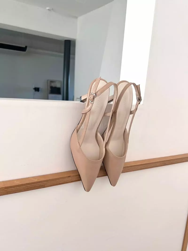 Nouvel - Korean Women Fashion - #womensfashion - 7207 Stiletto Sling Back Shoes Heel - 3