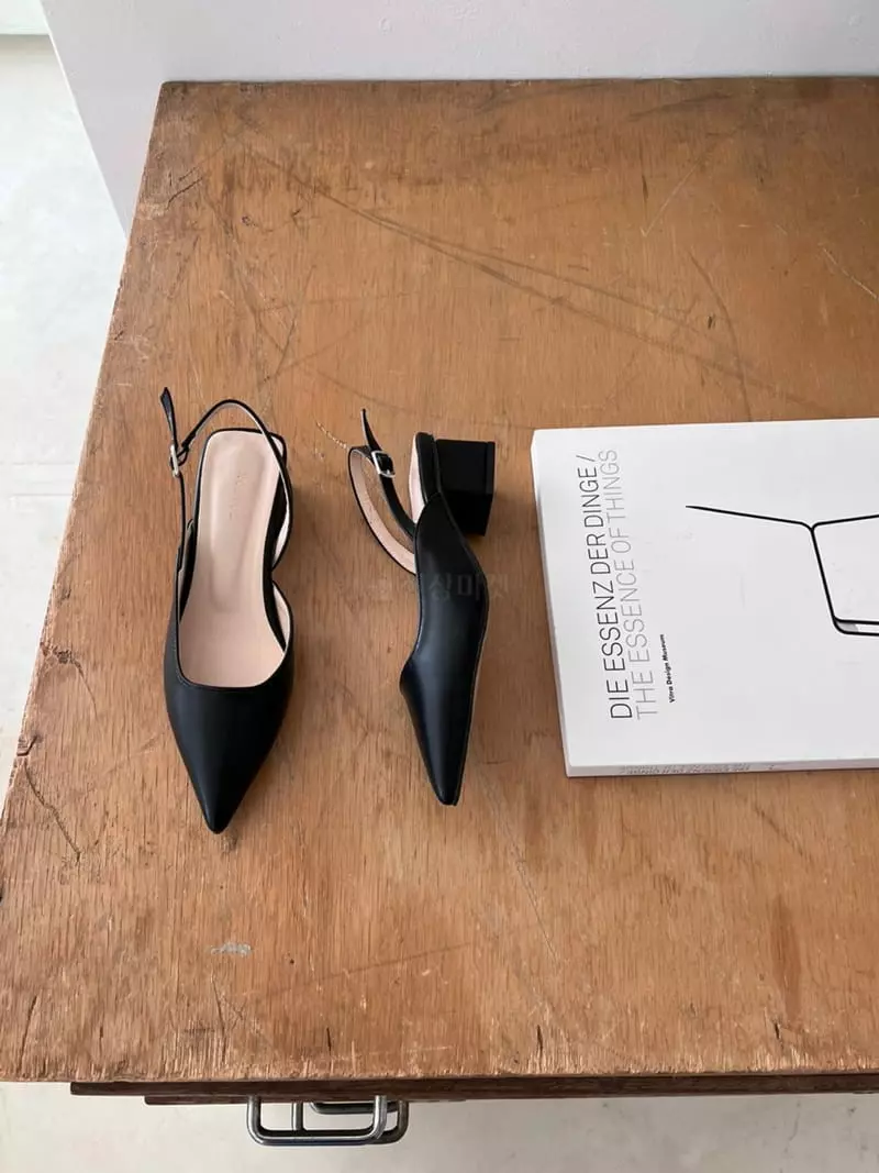 Nouvel - Korean Women Fashion - #womensfashion - 7205 Stiletto Sling Back Shoes Heel - 2