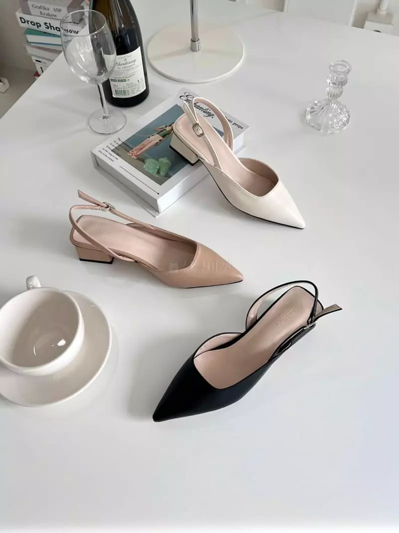 Nouvel - Korean Women Fashion - #momslook - 7205 Stiletto Sling Back Shoes Heel - 4