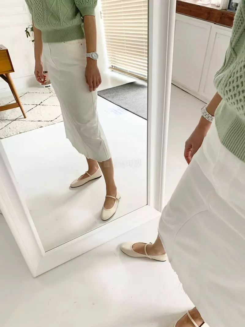 Nouvel - Korean Women Fashion - #womensfashion - 7204 Merry Jane Flats