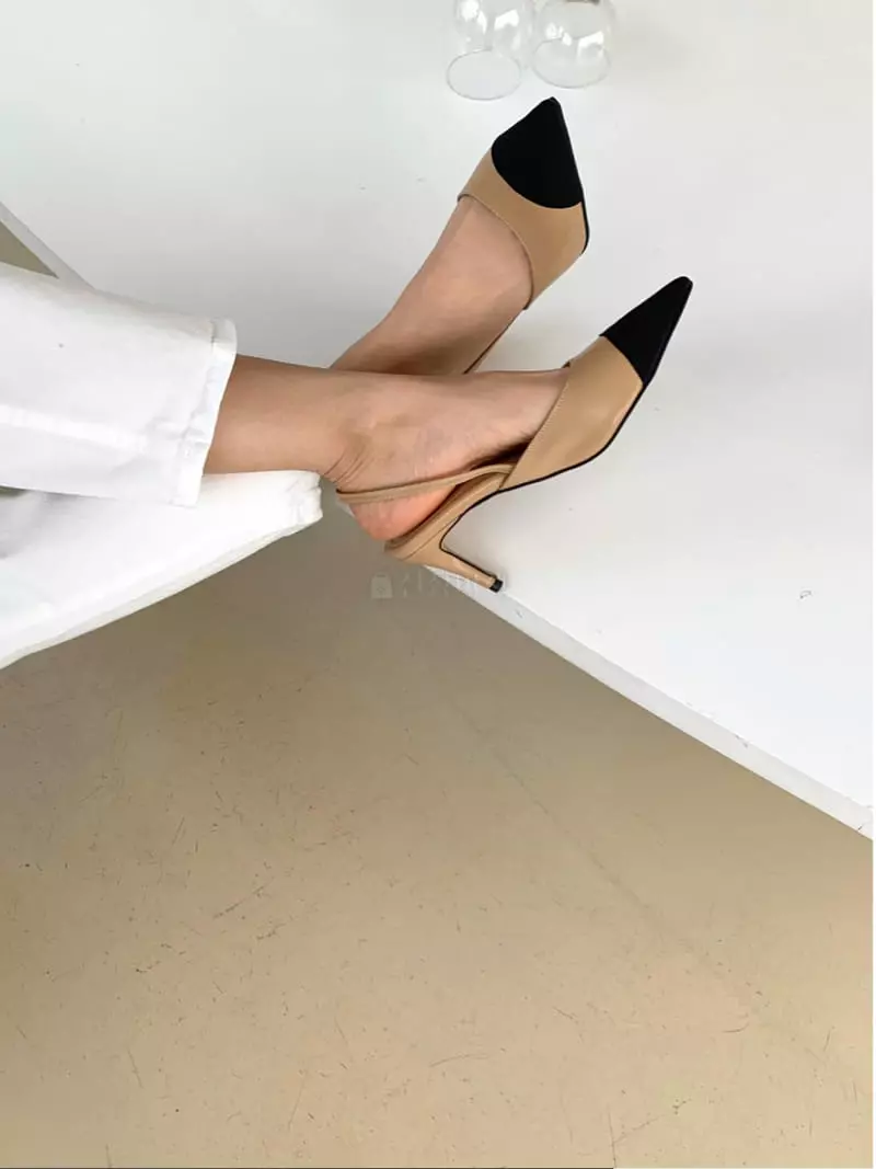 Nouvel - Korean Women Fashion - #momslook - 3234 Stiletto Sling Back Shoes Heel - 4