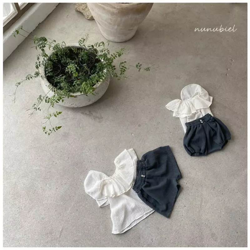 Nunubiel - Korean Baby Fashion - #onlinebabyshop - Bebe Ruffle Blouse - 4