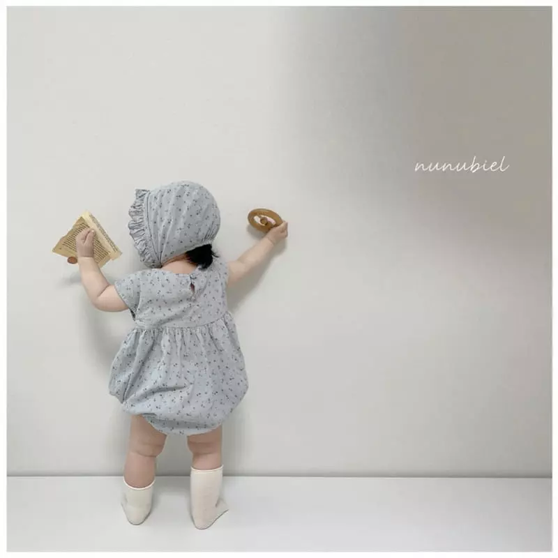 Nunubiel - Korean Baby Fashion - #babyboutique - Tiramisu Romper with Bonnet - 4