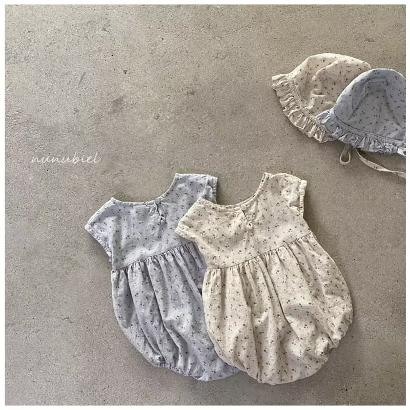 Nunubiel - Korean Baby Fashion - #babylifestyle - Tiramisu Romper with Bonnet - 9