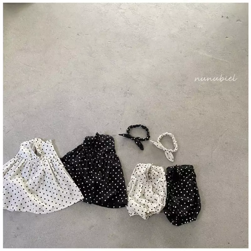 Nunubiel - Korean Baby Fashion - #babyootd - Dot Romper - 3