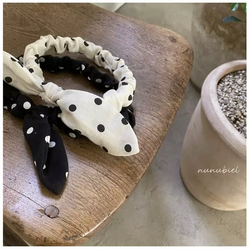 Nunubiel - Korean Baby Fashion - #babyoutfit - Dot Hairband - 2