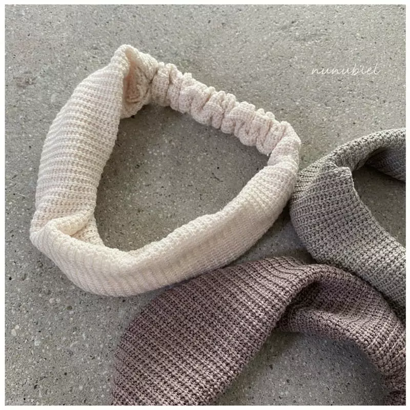 Nunubiel - Korean Baby Fashion - #onlinebabyboutique - Knit Hairband - 2